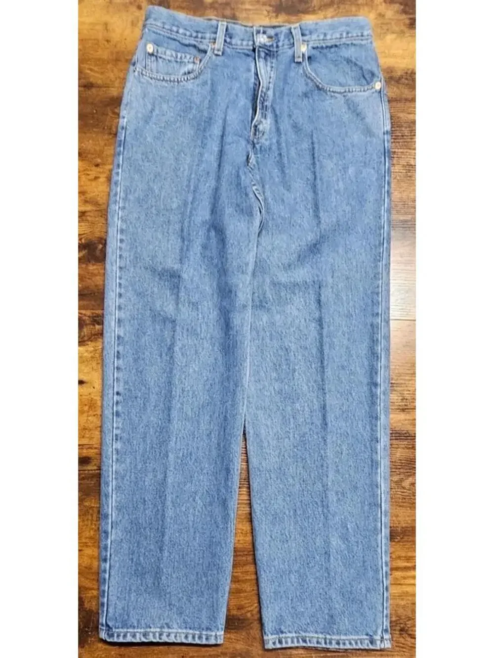 VTG 90s Levi's 550 Relaxed Fit Jeans Mens 34x31 Blue 100% Cotton Denim Deadstock